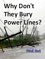 The simple answer is that burying power lines is considerably more expensive than you might think.
